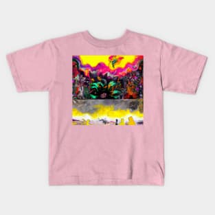 ABSTRACT DREAMY MURAL1 Kids T-Shirt